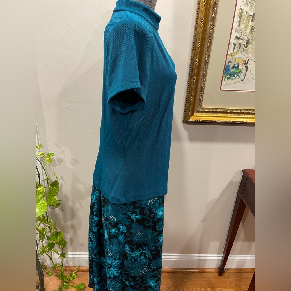 🆕Y2K David Warren ladies vintage 16-2piece skirt and top set-NWT-maxi skirt-moc - Picture 12 of 16